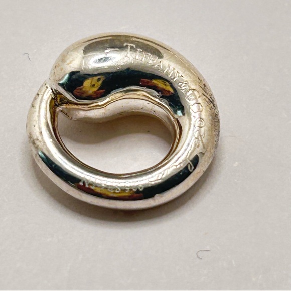 Tiffany & Co. Elsa Peretti Eternal Circle 925 Sterling Silver Pendant - Picture 9 of 12